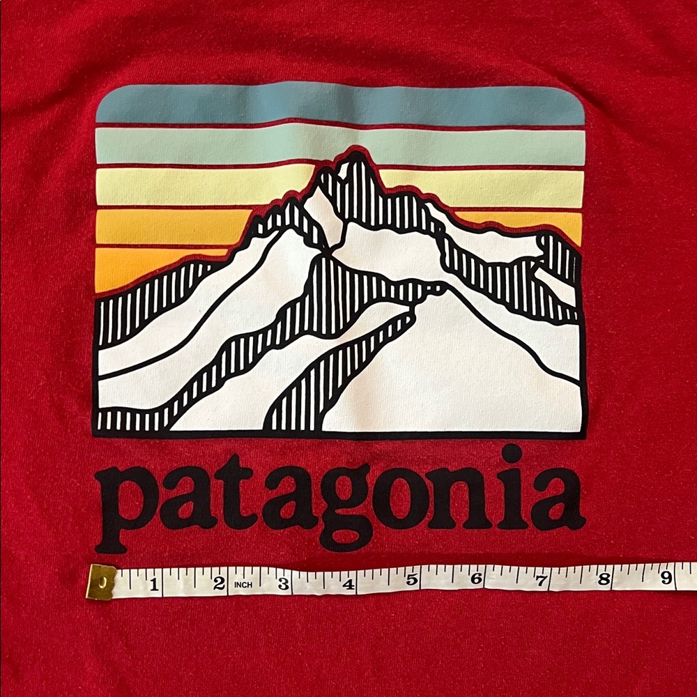 Patagonia Men's Classic Single Pocket Red Short Sleeve Tee,‎ Medium - Picture 7 of 8